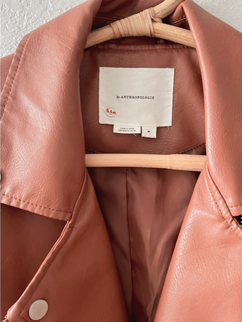 Anthropologie Faux Leather Moto Jacket - Picture 2 of 4